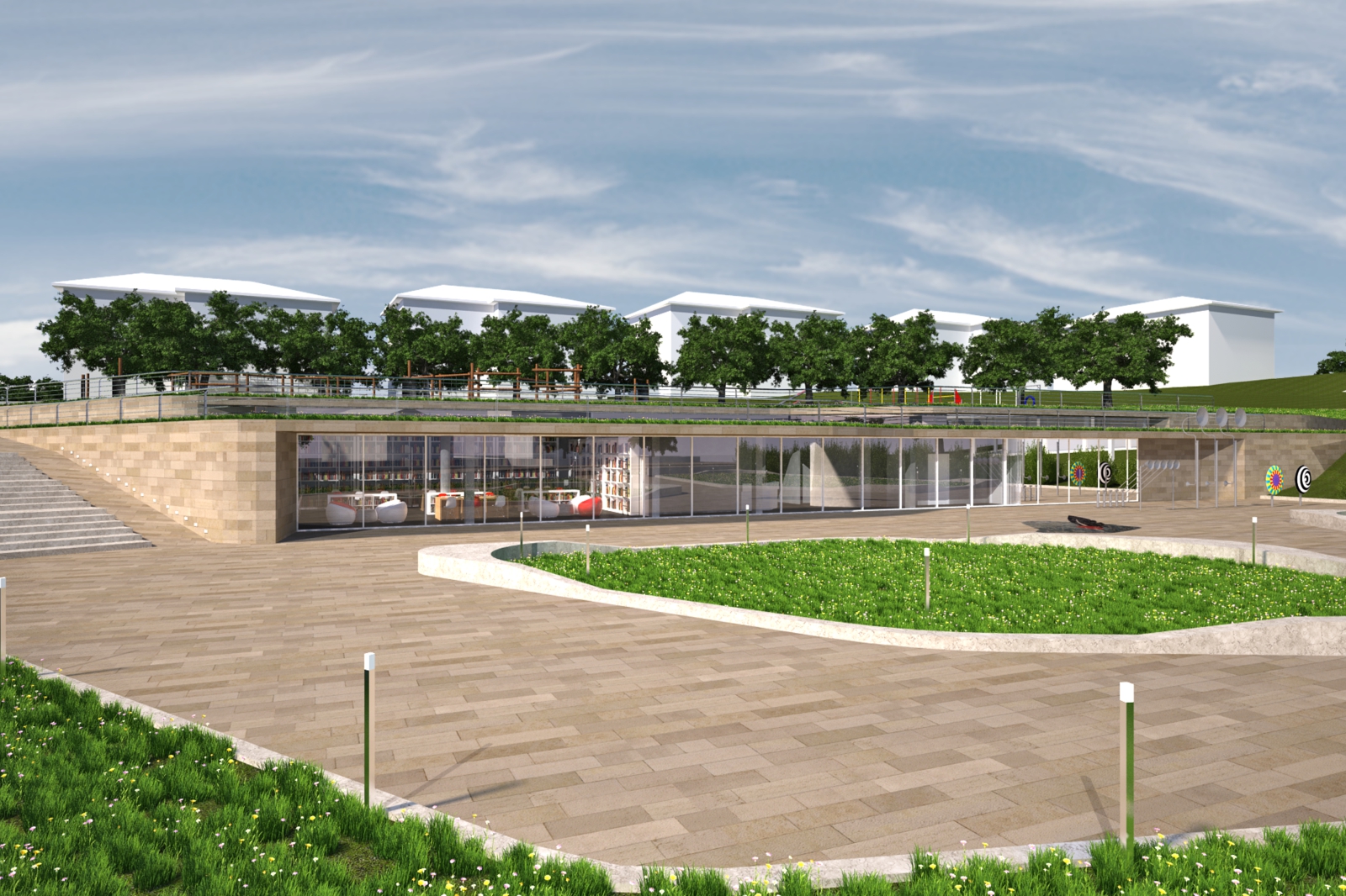 Concorso di idee per la realizzazione della nuova biblioteca comunale di Briosco (MB) - Progetto partecipante