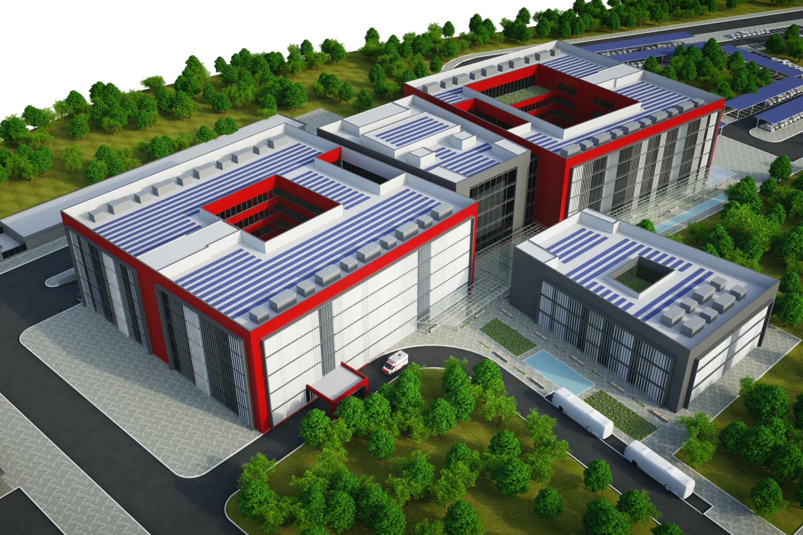 Concorso di idee per il "Nuovo Ospedale di Siracusa" (SR) - Progetto partecipante