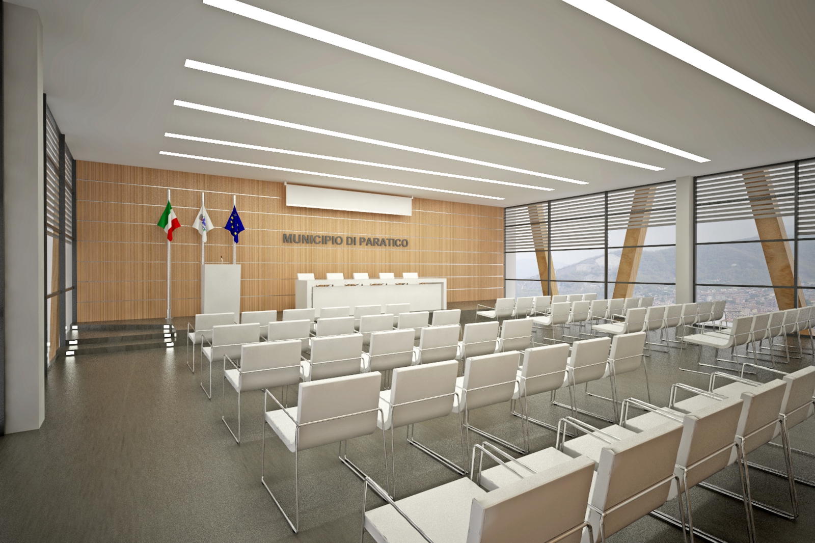 Concorso d'idee per la progettazione della nuova sede del Municipio di Paratico e spazi attigui (BS) - Progetto partecipante